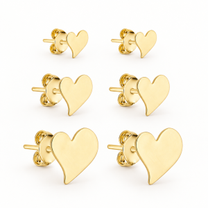 Trio Dourado de Coração Torto