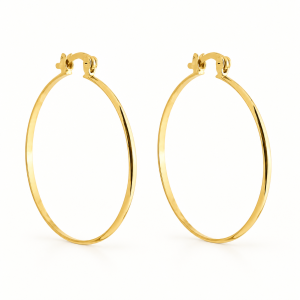 Brinco Dourado de Argola Médio